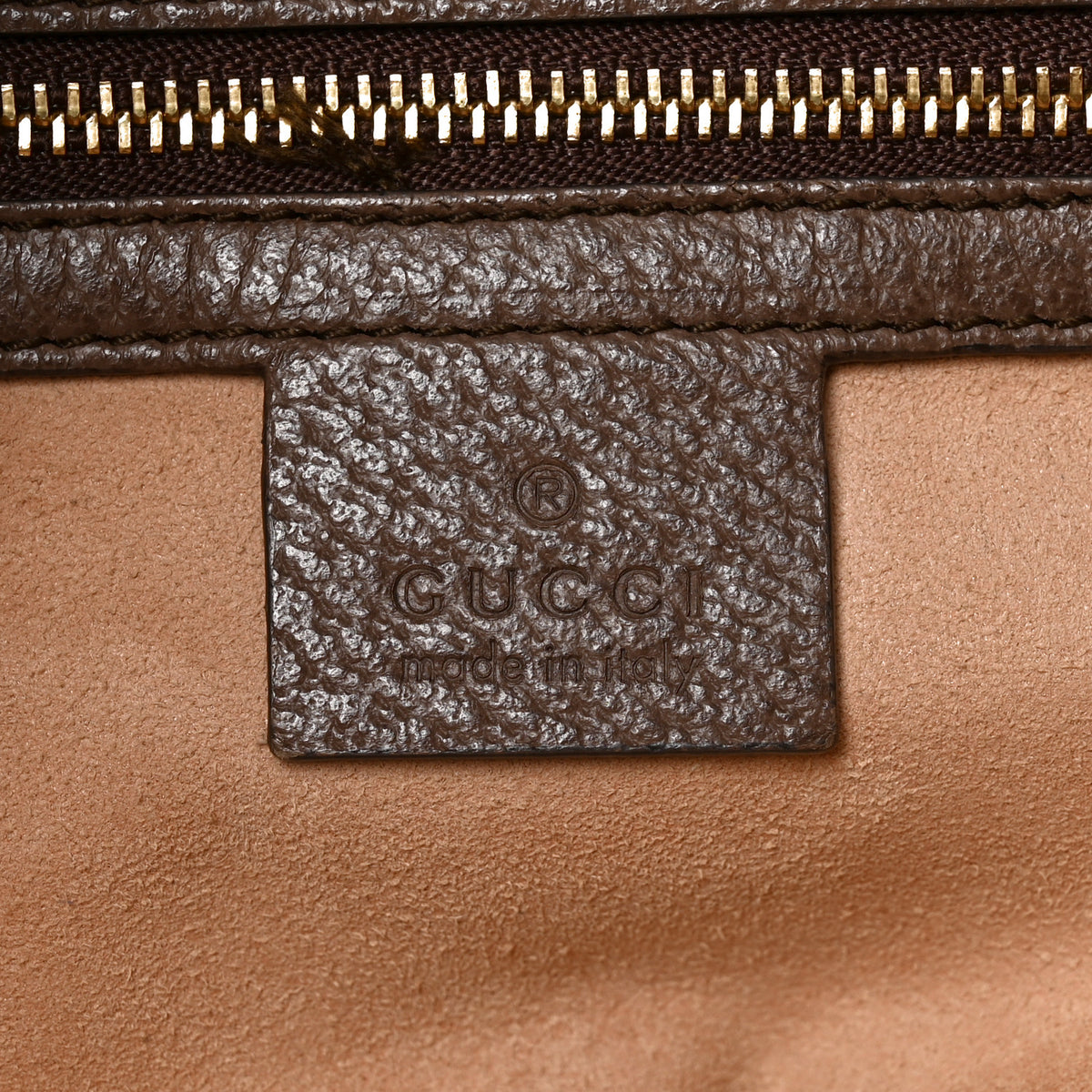GG Supreme Monogram Medium Ophidia Shopping Tote Brown