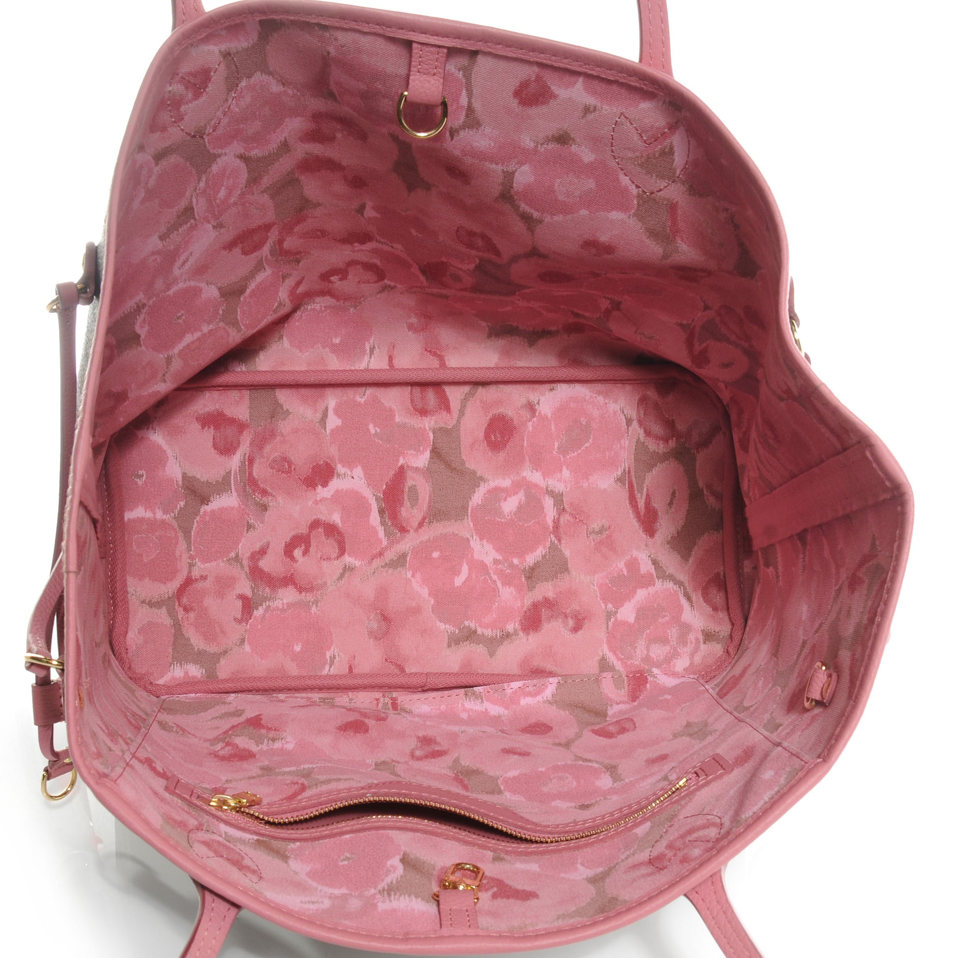 Louis Vuitton Monogram Articles de Voyage Ikat Neverfull MM Rose Velours 5 of 8
