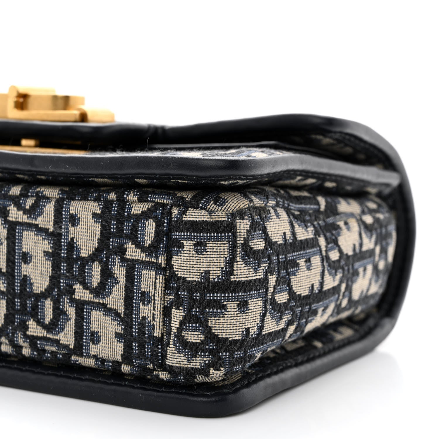 Christian Dior Oblique CD Lock Chain Flap Blue 1302105 – FASHIONPHILE