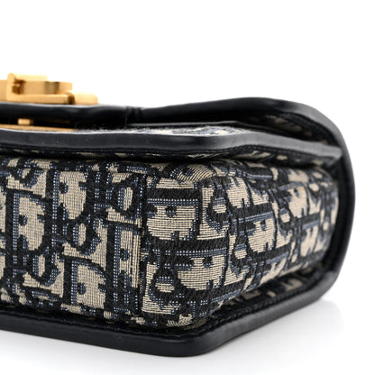 Christian Dior Oblique CD Lock Chain Flap Blue 12 of 12