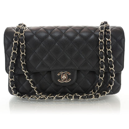 Chanel Caviar Quilted Medium Double Flap Black 1 of 9