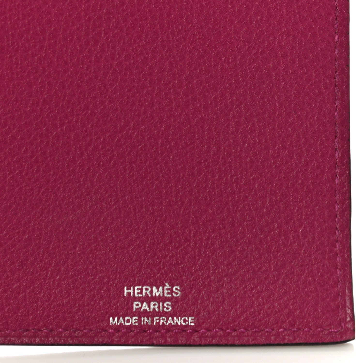 Hermes Evercolor Eazip Book Cover Rose Pourpre 6 of 10