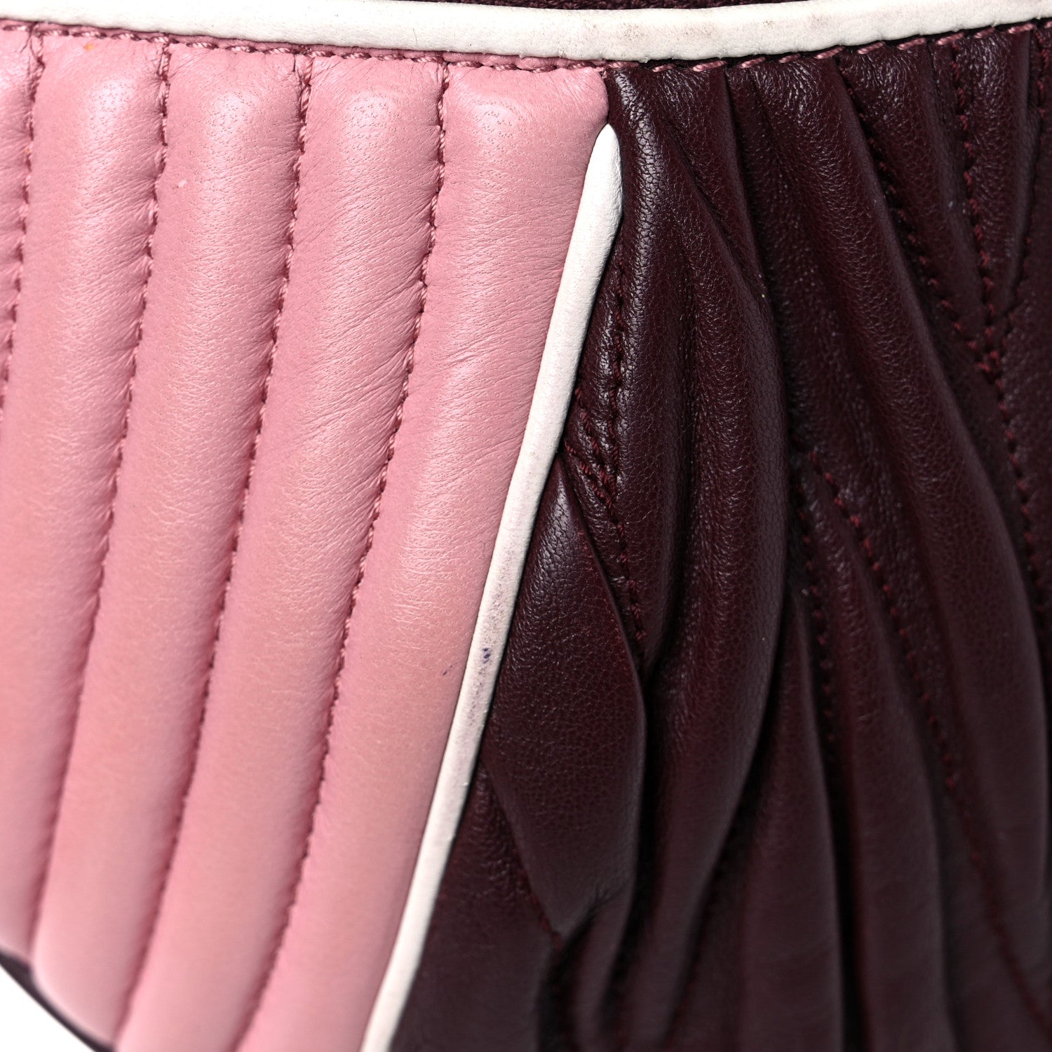Miu Miu Nappa Matelasse Belt Bag Granato Rosa 18 of 19