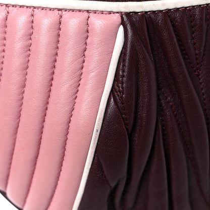 Miu Miu Nappa Matelasse Belt Bag Granato Rosa 18 of 19