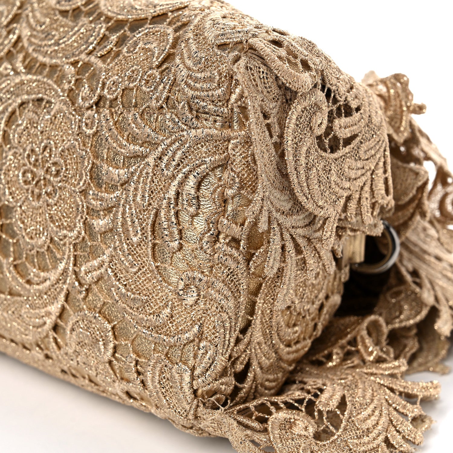 Prada Lace Pizzo S Bowler Gold 9 of 11