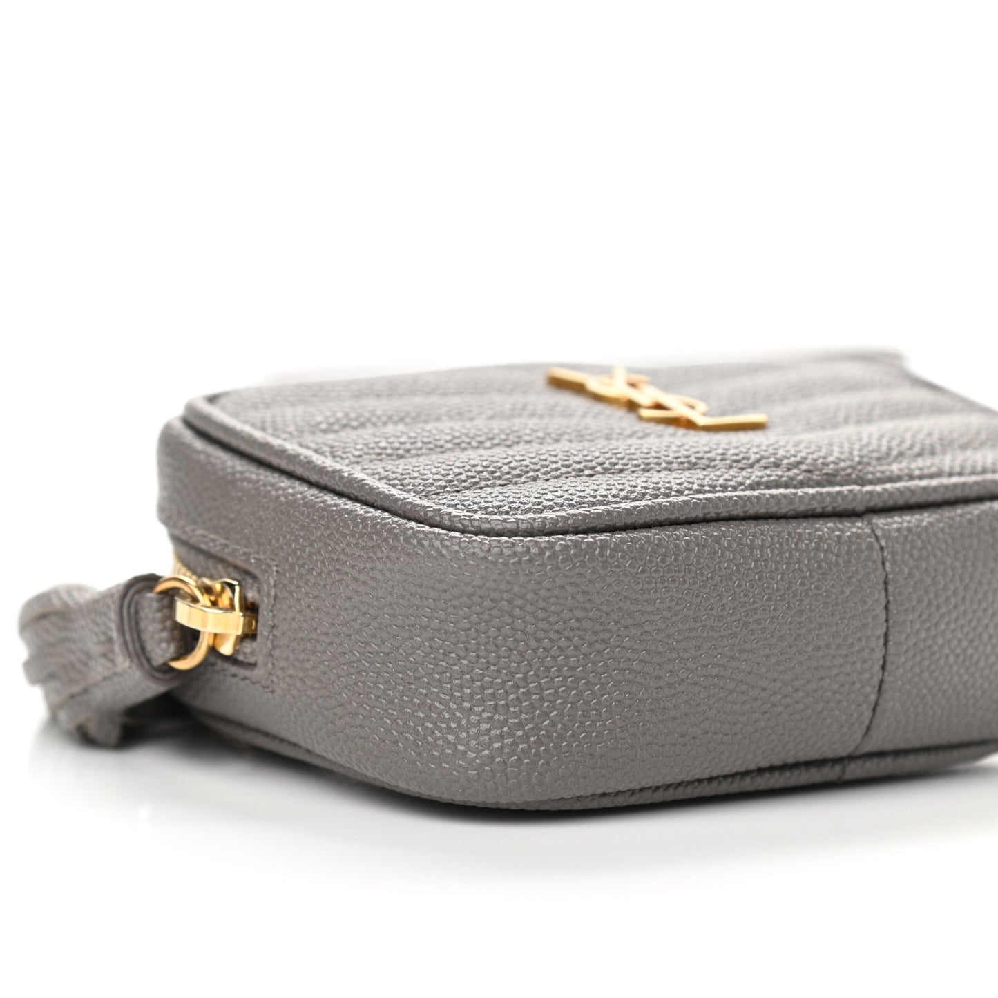 Grain De Poudre Matelasse Monogram Baby Lou Camera Bag Fog