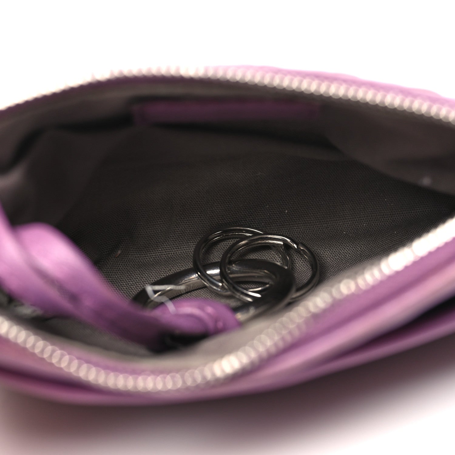 Bottega Veneta Nappa Intrecciato Key Case Byzantine 5 of 12