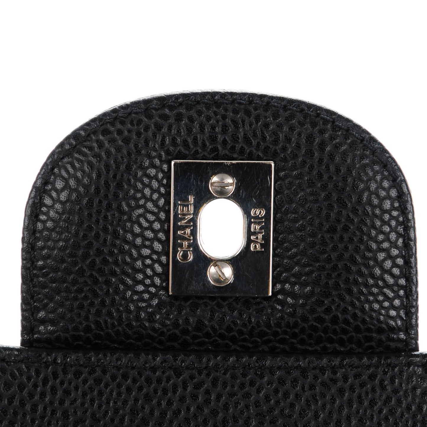 Caviar Quilted Maxi Single Flap Black