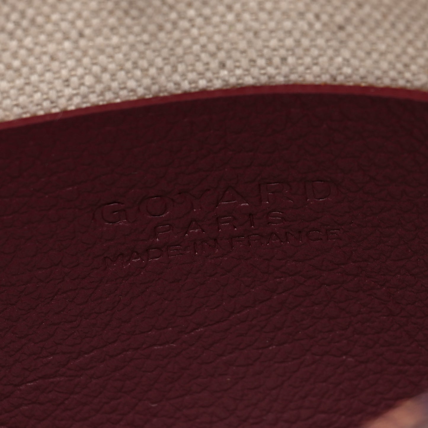 Goyardine Plumet Wallet Clutch Burgundy