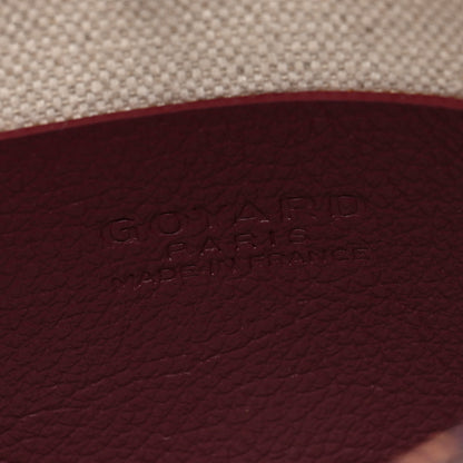 Goyard Goyardine Plumet Wallet Clutch Burgundy 8 of 11