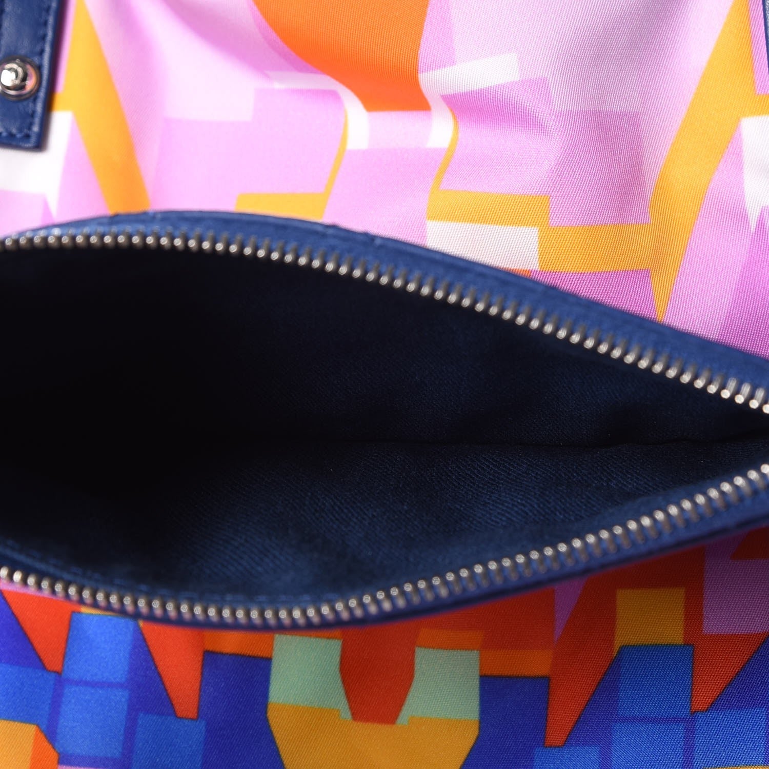 Chanel Nylon Printed CC Tote Multicolor 10 of 11