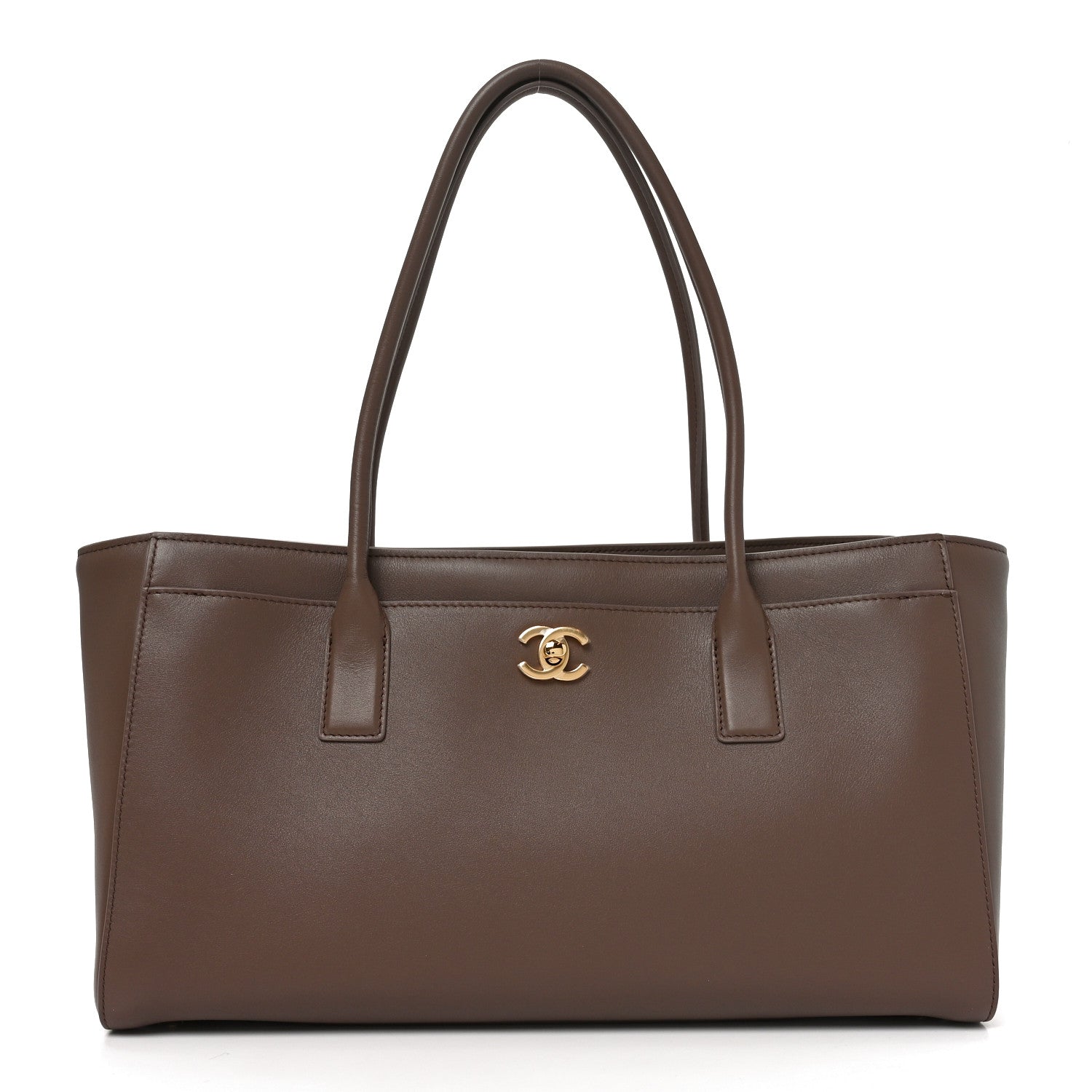Chanel Calfskin Archetype Small Shopping Tote Brown 1 of 10