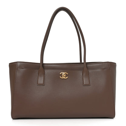 Chanel Calfskin Archetype Small Shopping Tote Brown 1 of 10