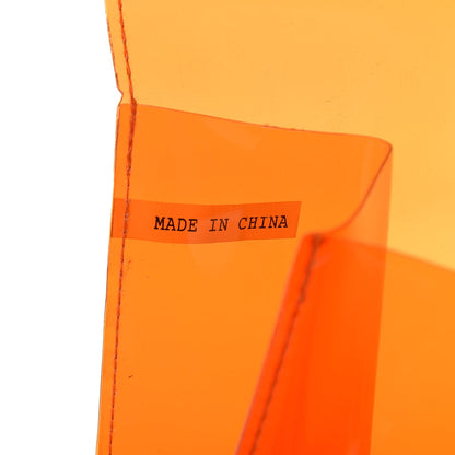 Hermes Vinyl Souvenir De L'Exposition Kelly Orange 6 of 9