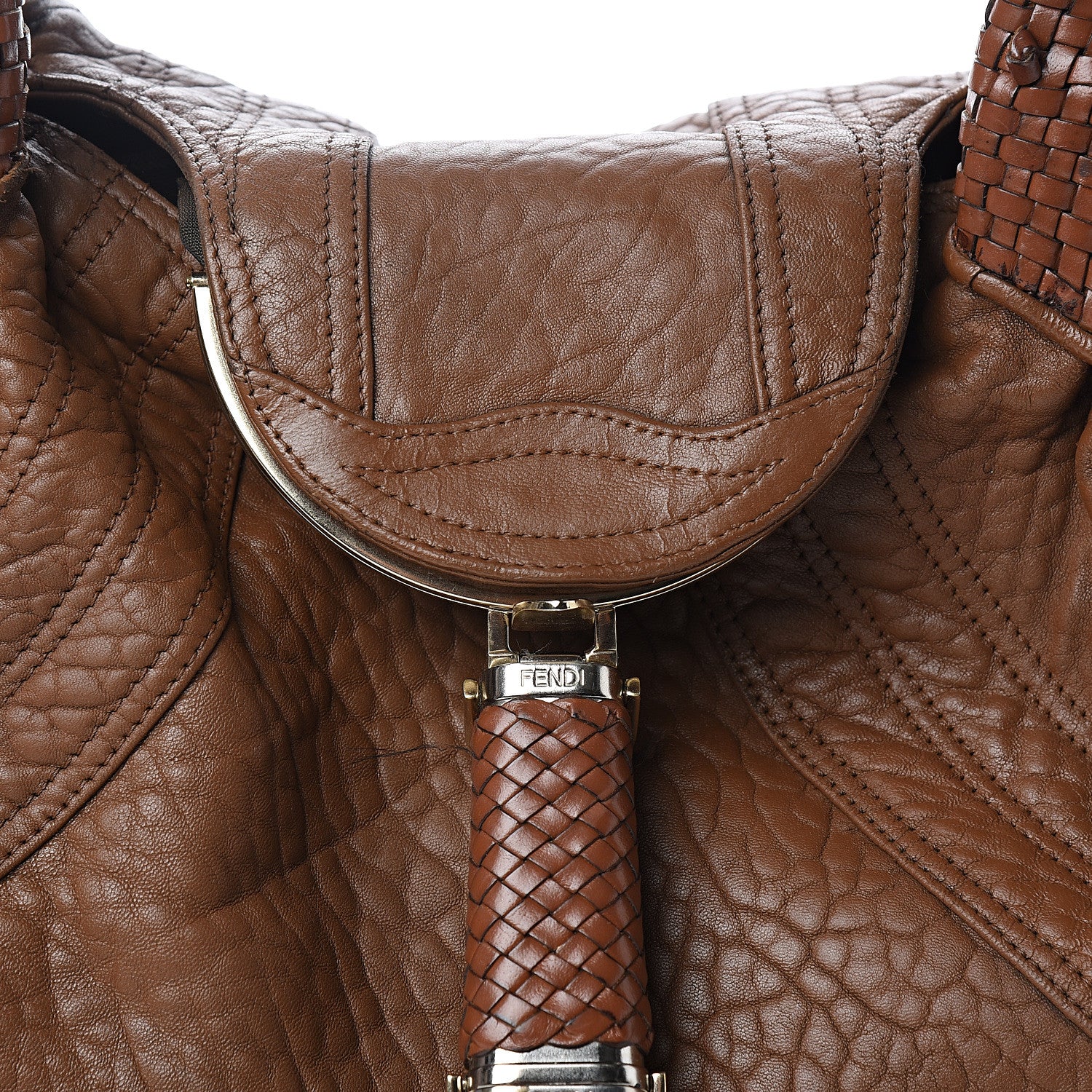 Fendi Nappa Nuvolata Spy Cognac 12 of 19