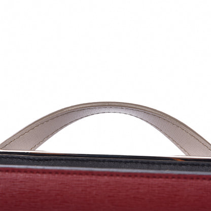 Fendi Vitello Elite Monster Mini Demi Jour Shoulder Bag Ribes Grigio Polvere Carbone 15 of 15