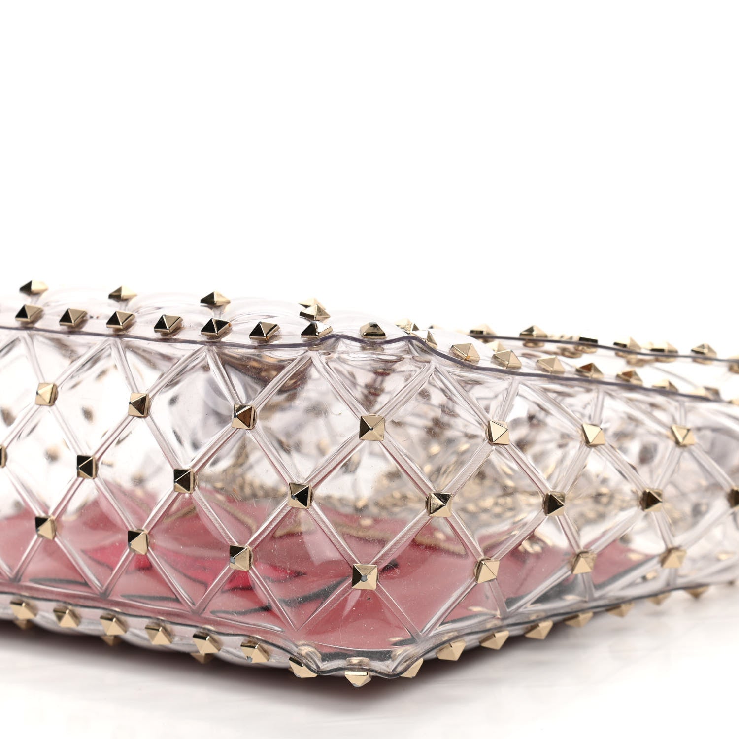 Valentino Garavani PVC Medium Rockstud Spike Shoulder Bag 9 of 9