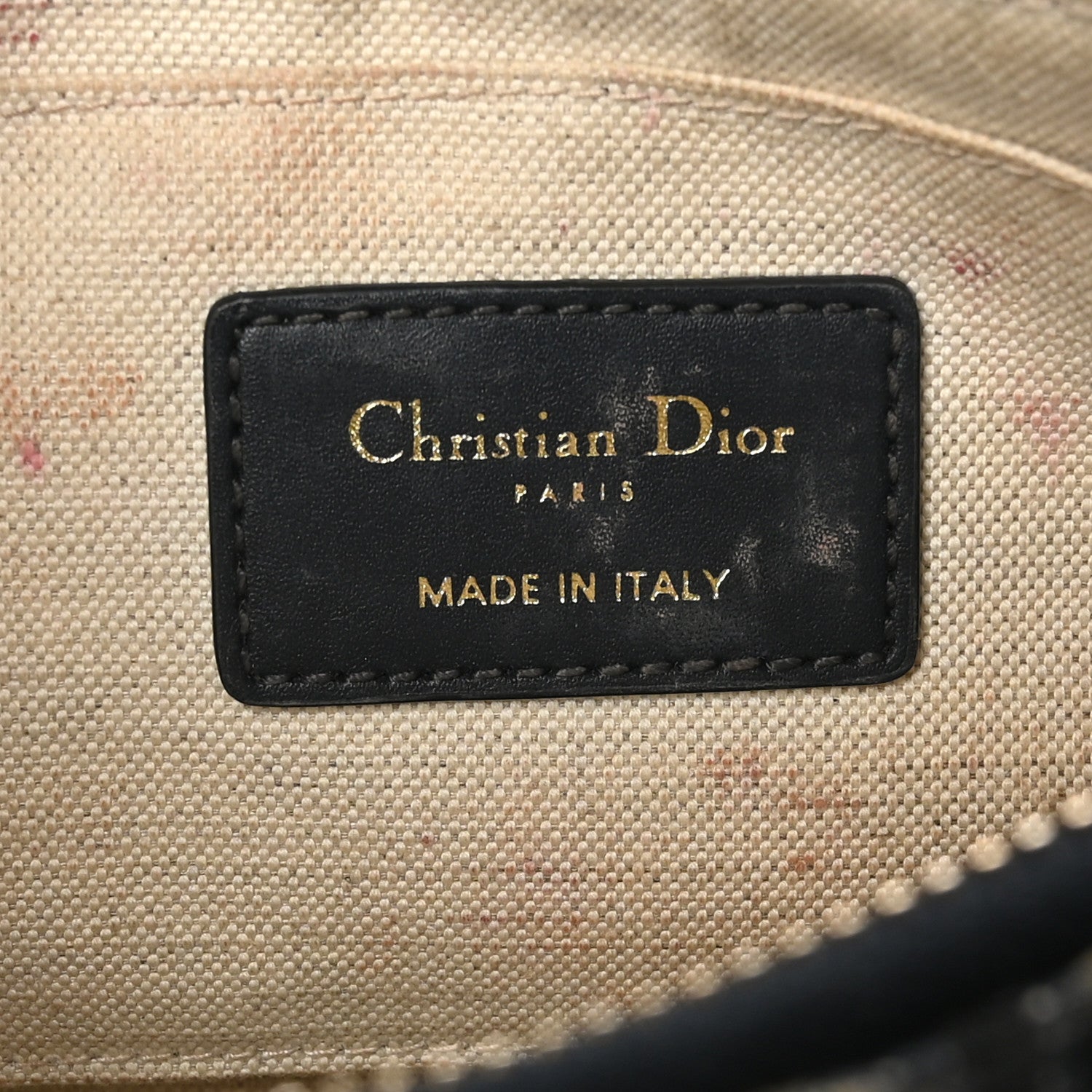 Christian Dior Oblique CD Lounge Bag Blue 6 of 9