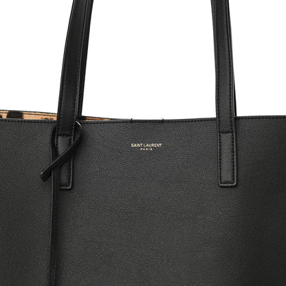 Saint Laurent Calfskin Large Shopping Tote Black 9 of 12