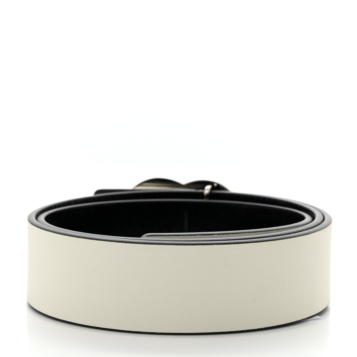 Calfskin CC Reversible Belt 85 34 Black White