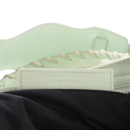 Balenciaga Chevre Silver Metallic Edge Hardware City Vert Anis 6 of 9