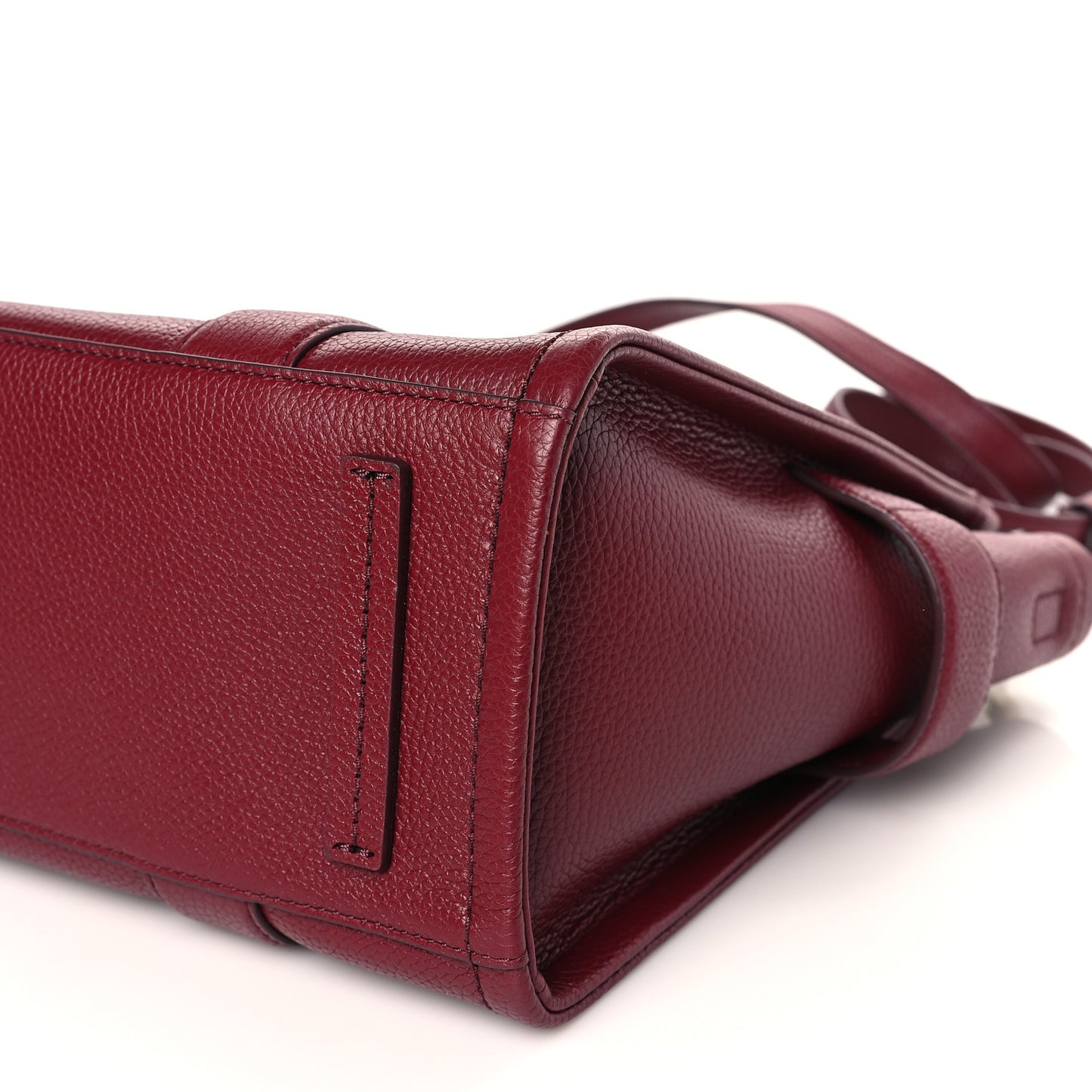 Grained Calfskin Medium The Tote Bag Cherry