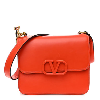 Valentino Garavani Calfskin Large VSling Shoulder Bag Goldfish 1 of 10