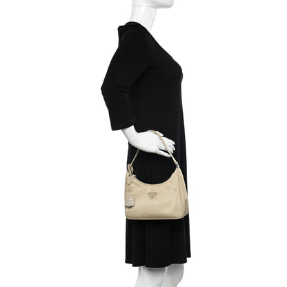 Prada Re-Nylon Saffiano Mini Re-Edition 2005 Bag Deserto 2 of 11