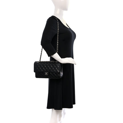Chanel Caviar Quilted Medium Double Flap Black 2 of 9