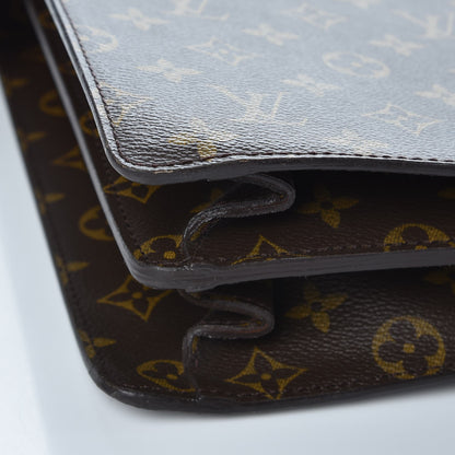 Louis Vuitton Monogram Serviette Fermoir NM Briefcase 7 of 11