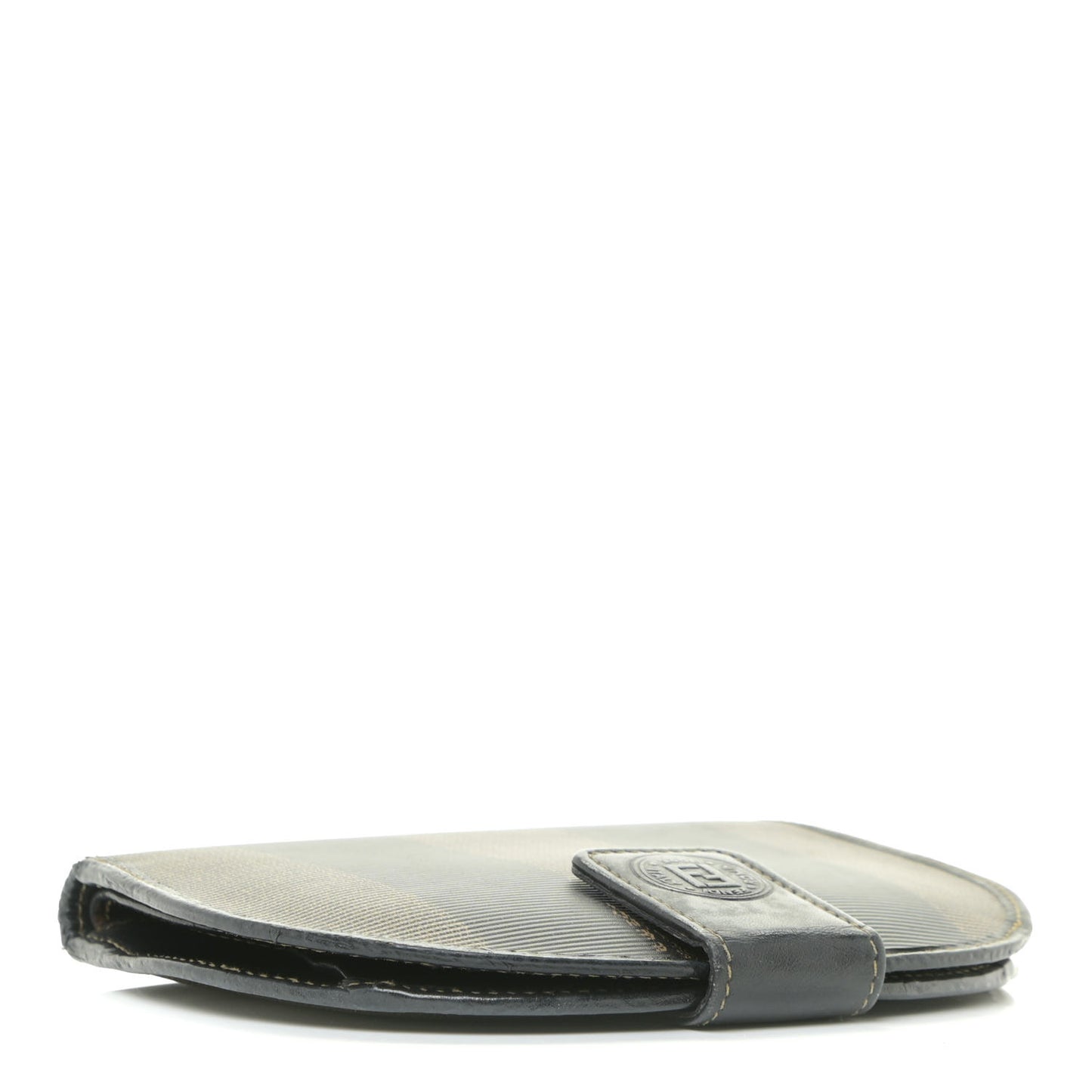 Pequin Compact Round Wallet Tobacco
