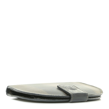 Fendi Pequin Compact Round Wallet Tobacco 4 of 15