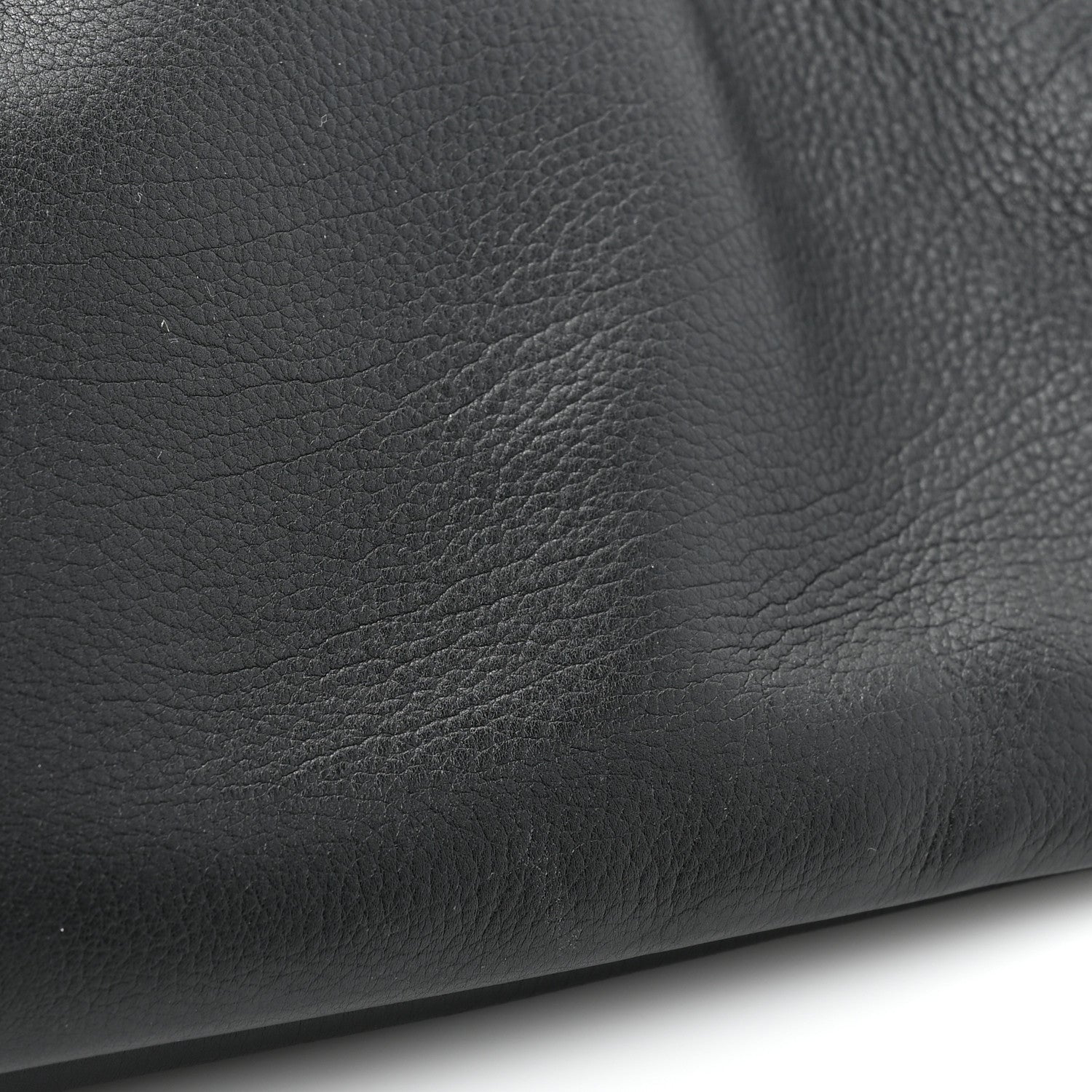 The Row Grained Calfskin Small Everyday Shoulder Bag Black 9 of 9