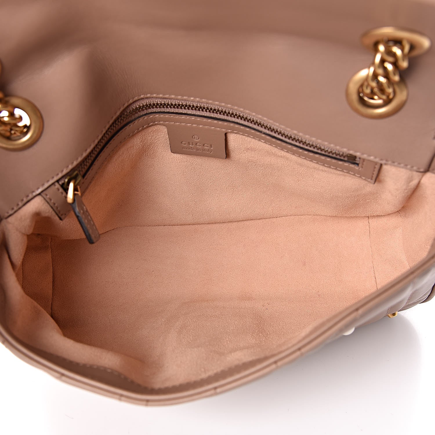 Gucci Calfskin Matelasse Studded Mini Pearly GG Marmont Shoulder Bag Porcelain Rose 5 of 11