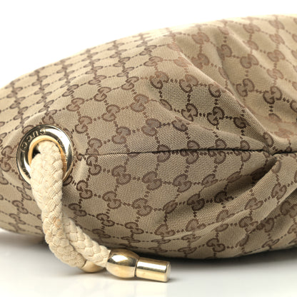 Gucci Monogram Acapulco Medium Hobo Gold 8 of 12
