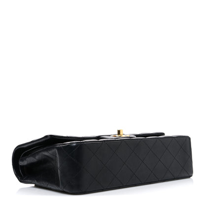 Chanel Lambskin Quilted Medium Double Flap Black 4 of 10
