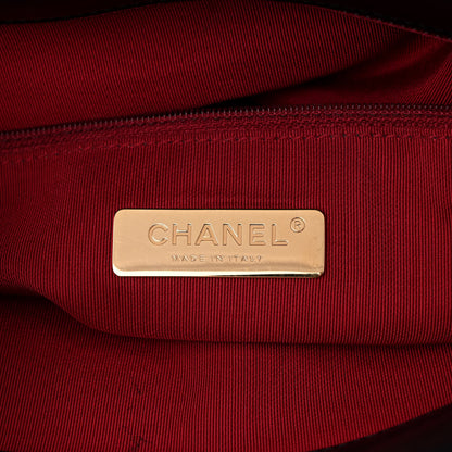 Chanel Lambskin Quilted Maxi Chanel 19 Flap Black 6 of 10
