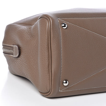 Hermes Taurillon Clemence Victoria II 35 Etoupe 10 of 14