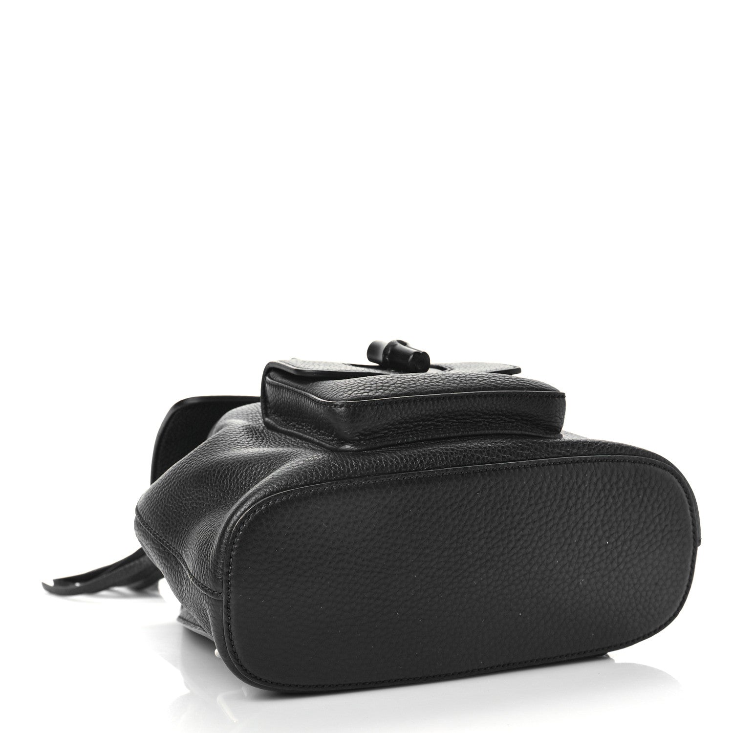 Gucci Calfskin Small Bamboo Backpack Black 4 of 9