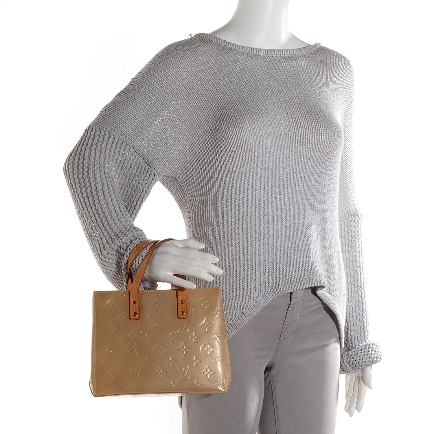 Louis Vuitton Vernis Reade PM Beige 2 of 7