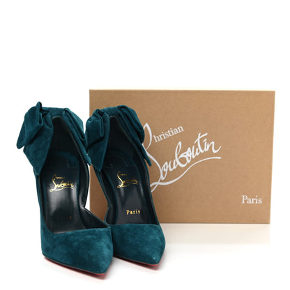 Christian Louboutin Suede Rabakate 100 Pumps 40 Capitaine 8 of 8