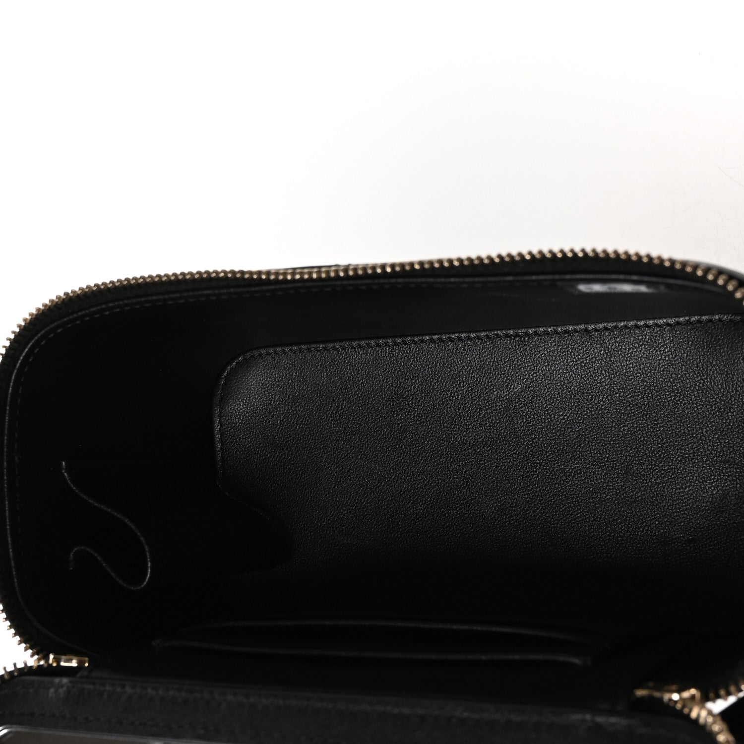 Chanel Lambskin Quilted Small Pillow Crush Vanity Case With Chain Black 5 of 13