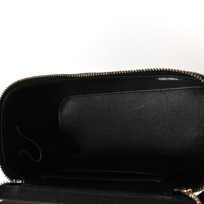 Chanel Lambskin Quilted Small Pillow Crush Vanity Case With Chain Black 5 of 13