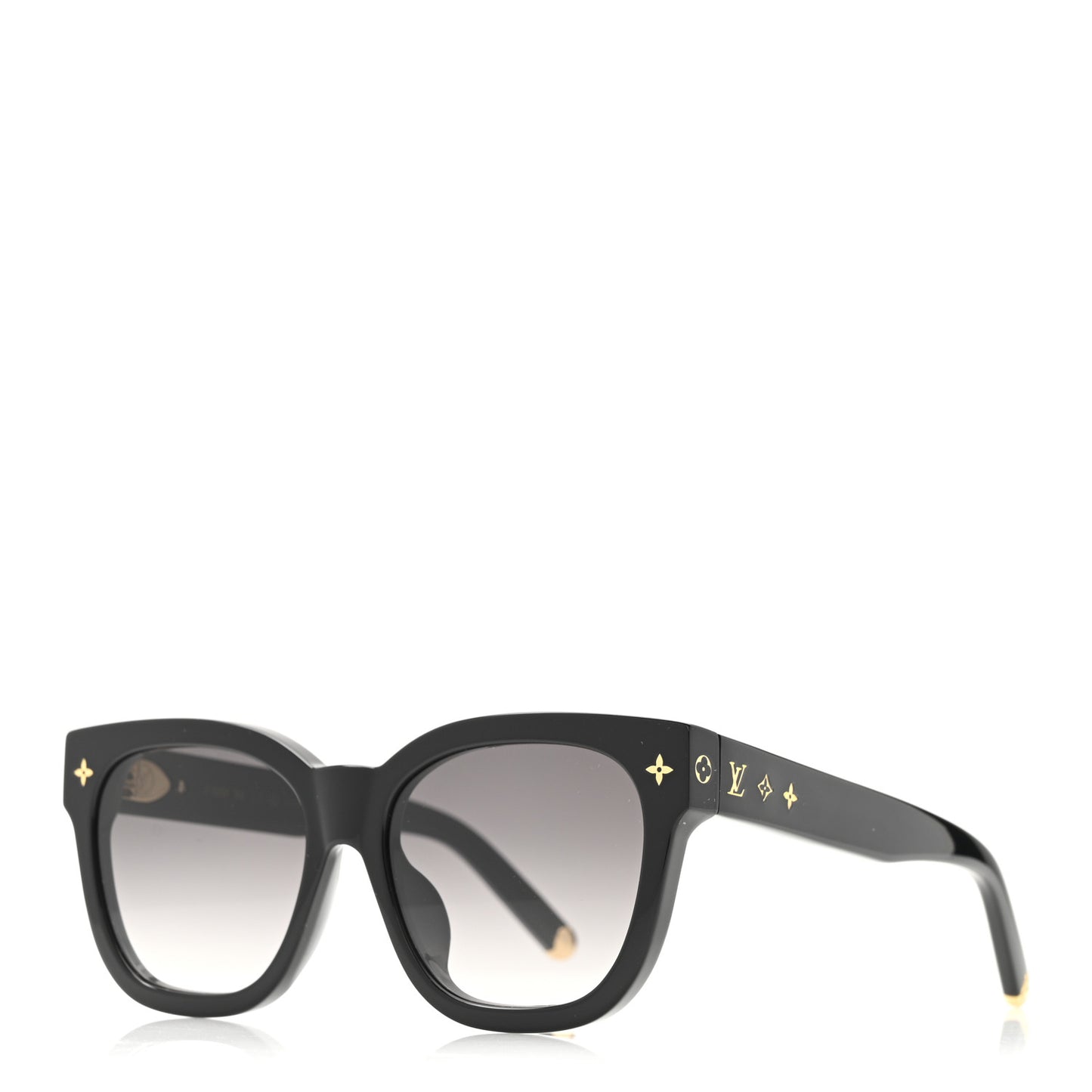 Acetate My Monogram Square Sunglasses Z1523E Black