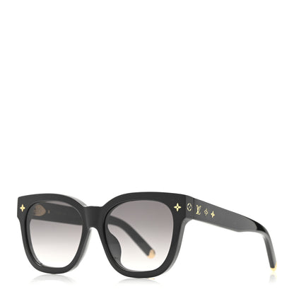 Louis Vuitton Acetate My Monogram Square Sunglasses Z1523E Black 1 of 7