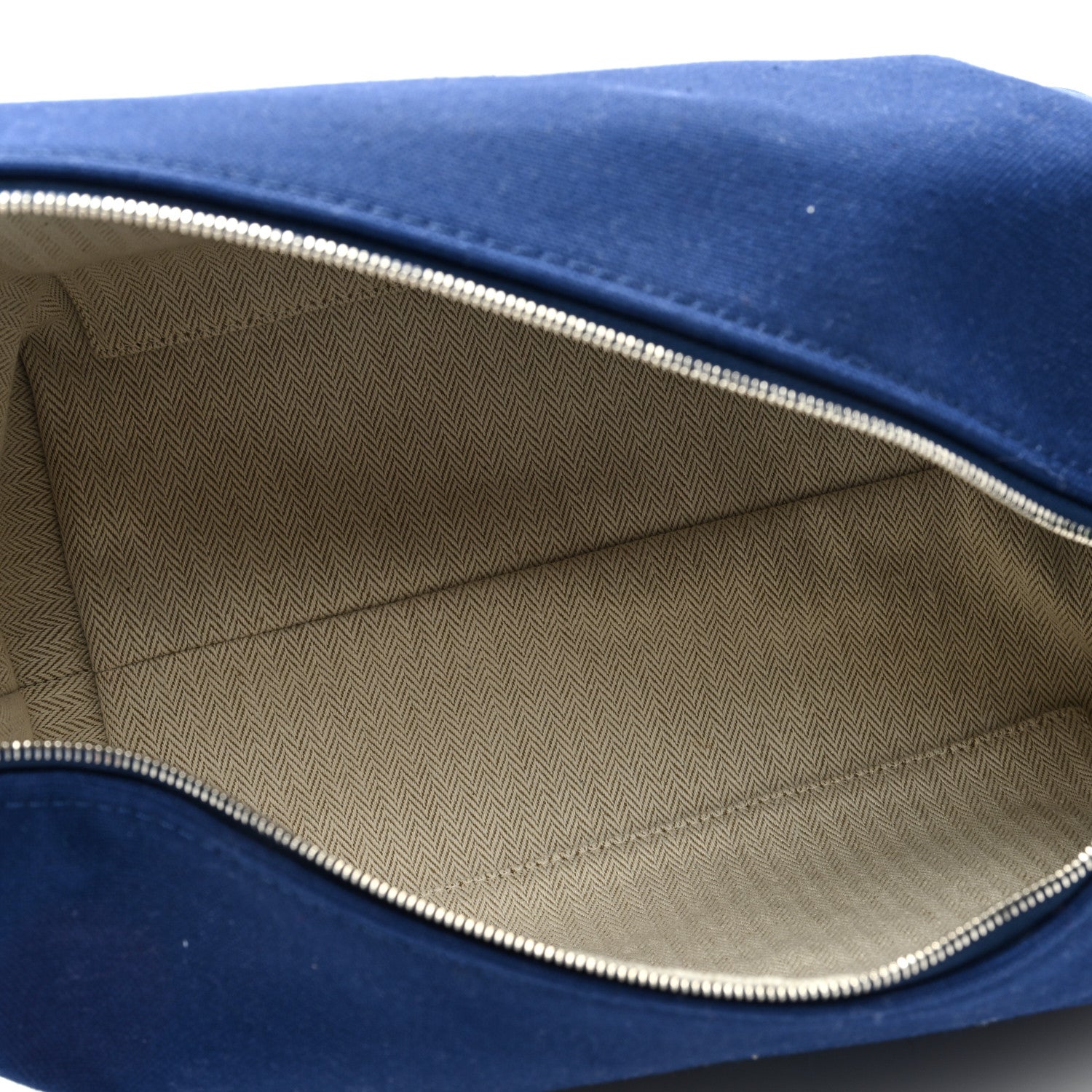 Hermes Canvas Large Bride-A-Brac Pouch Marine 5 of 7
