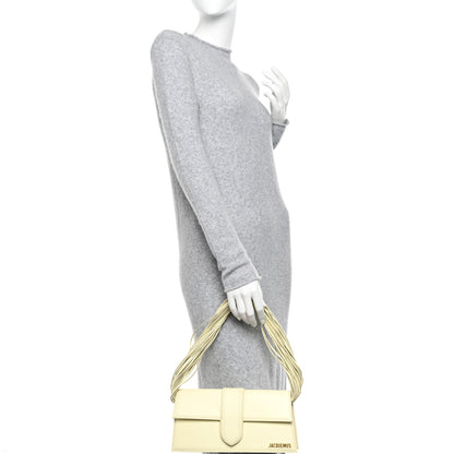 Jacquemus Smooth Calfskin Le Bambino Long Ficiu Light Yellow 2 of 11