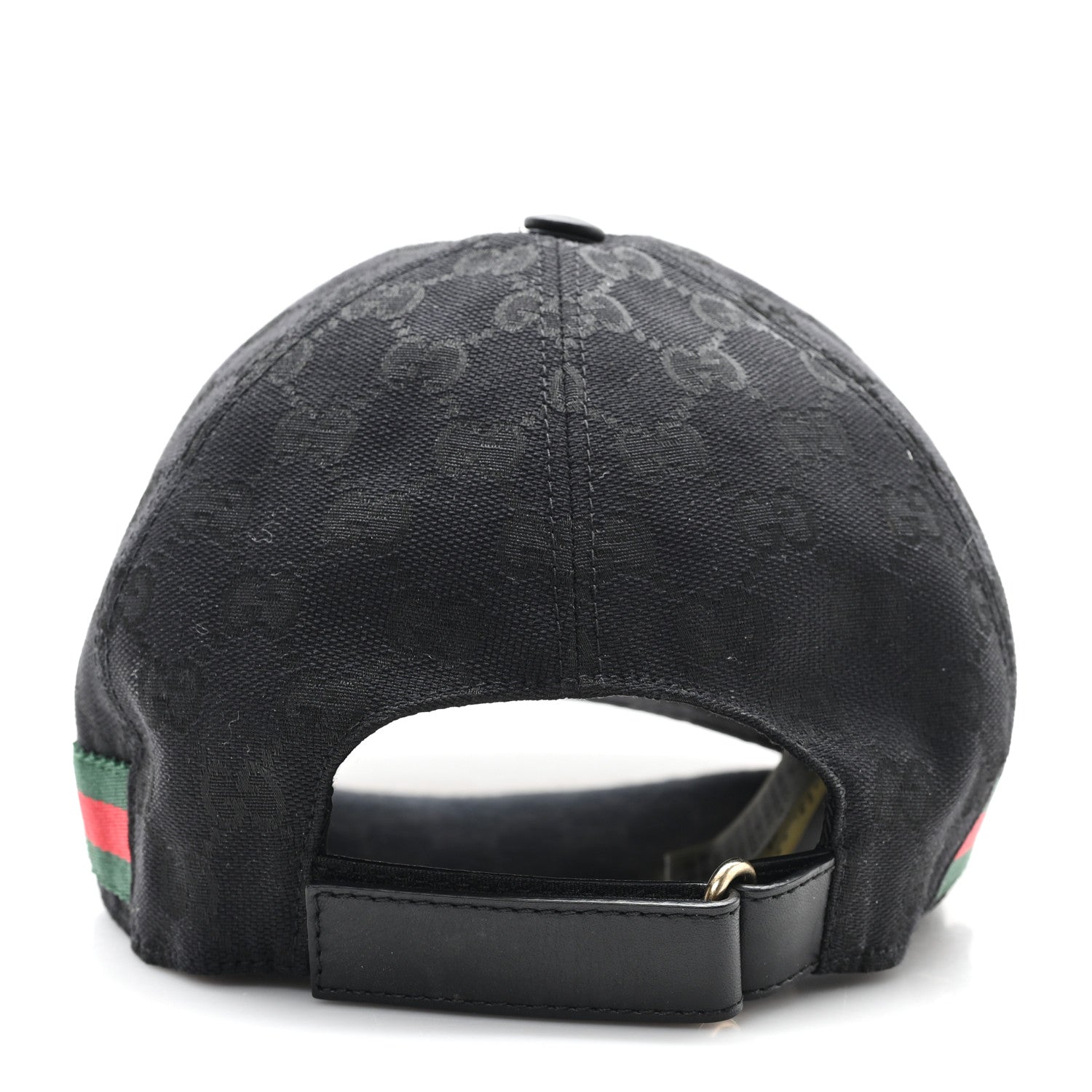 Gucci Monogram Web Baseball Hat XL Black 5 of 10