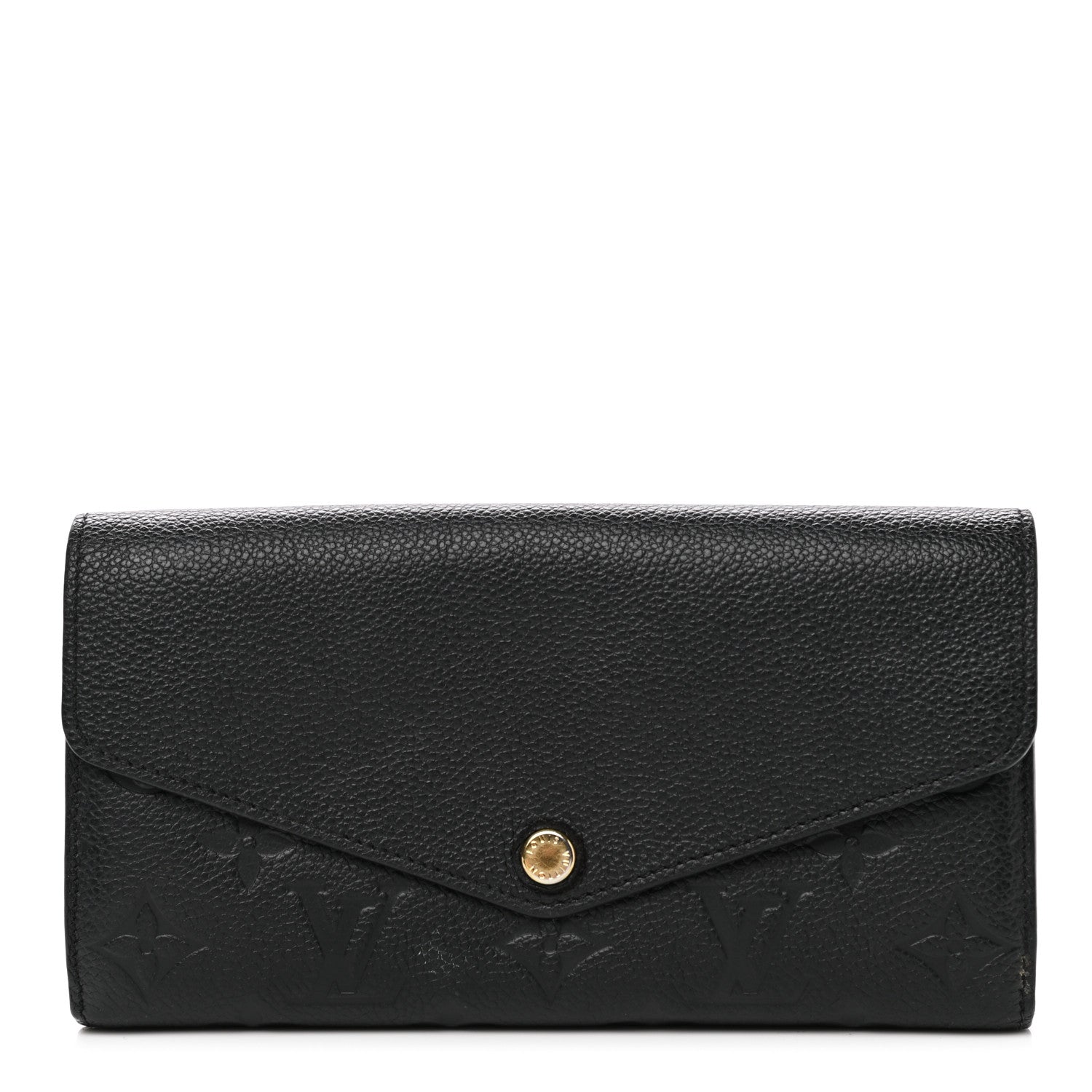 Louis Vuitton Empreinte Sarah Wallet NM Black 1 of 9