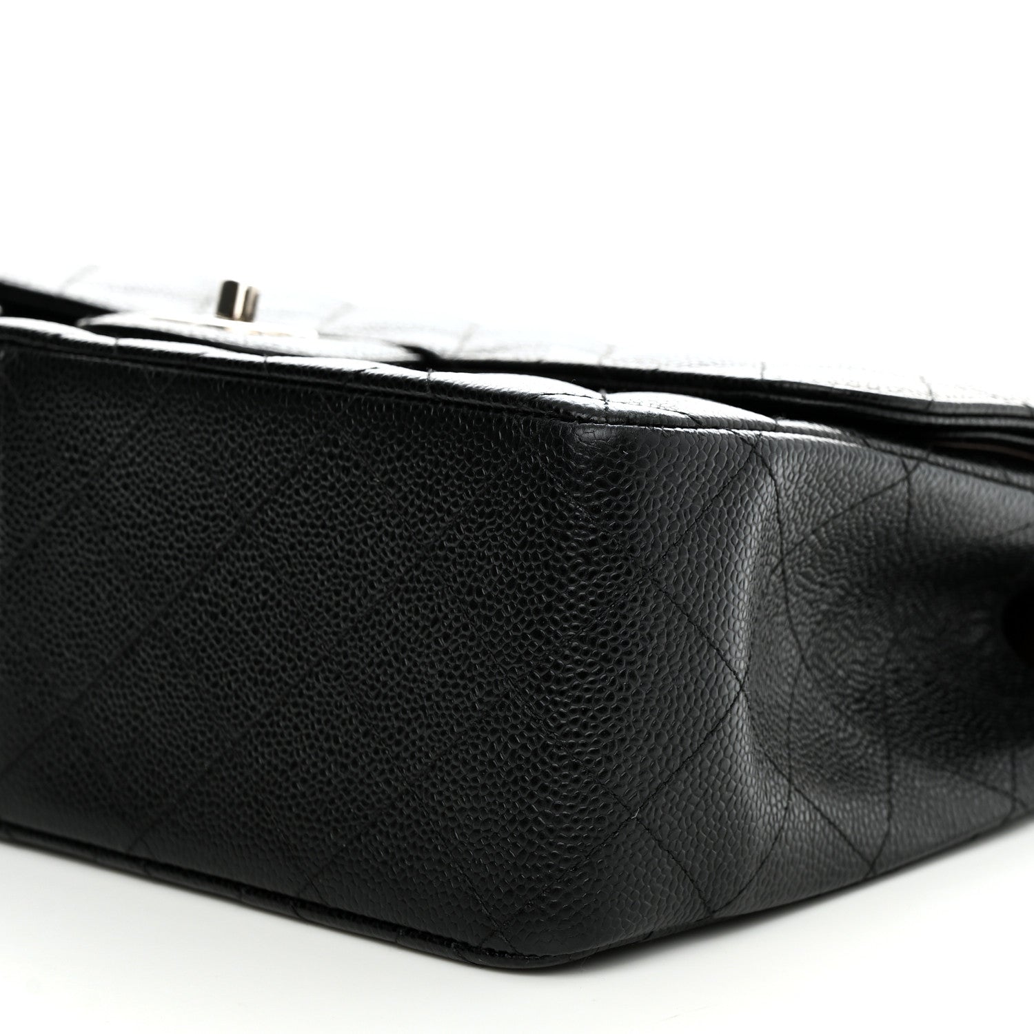 Chanel Caviar Quilted Jumbo Double Flap Black 10 of 12